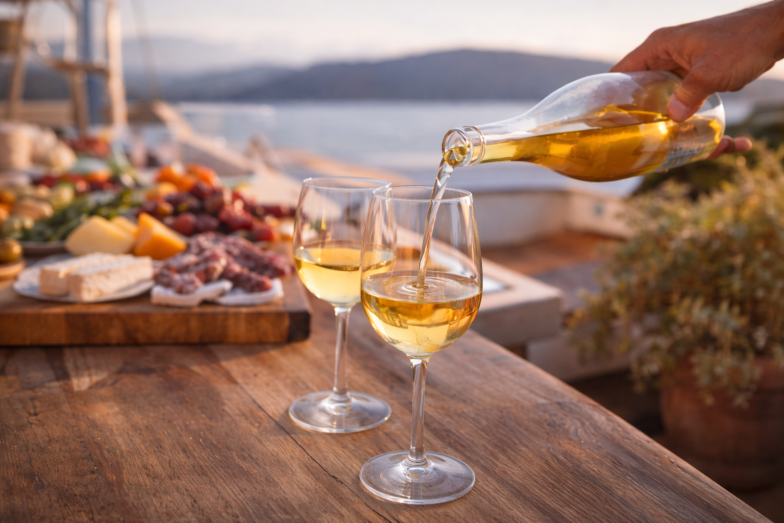 Wine and Local Food Tasting Experience Puerto de Mogán Wine tasting with local cheese and snacks by the sea in Puerto de Mogán